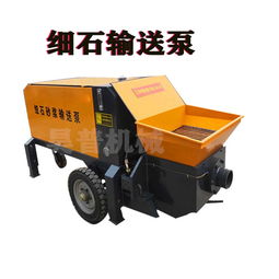 卧式二次构造柱浇筑泵的用后清洗