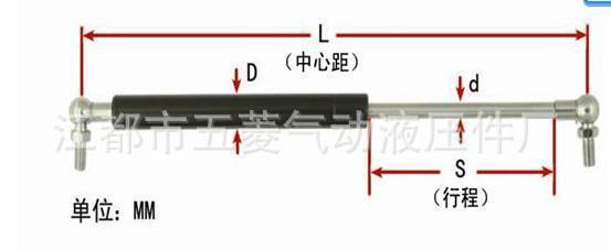 【提供优质的货架专用气弹簧】价格,厂家,图片,气弹簧/支撑杆/阻尼器,江都市五菱气动液压件厂-